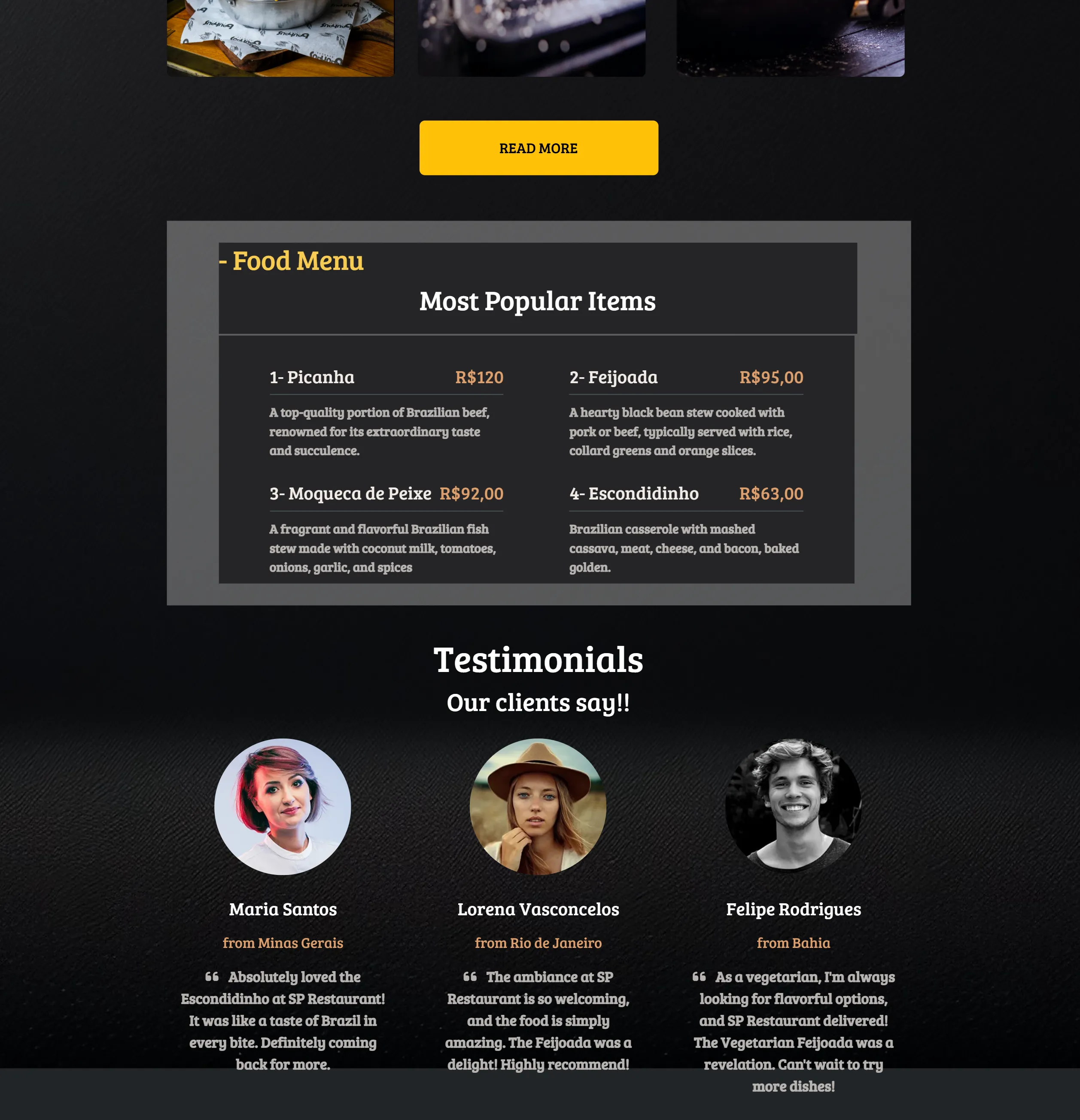 São Paulo Restaurant screenshot 2